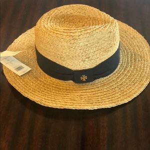 Tory Burch Fedora Ribbon Straw Hat